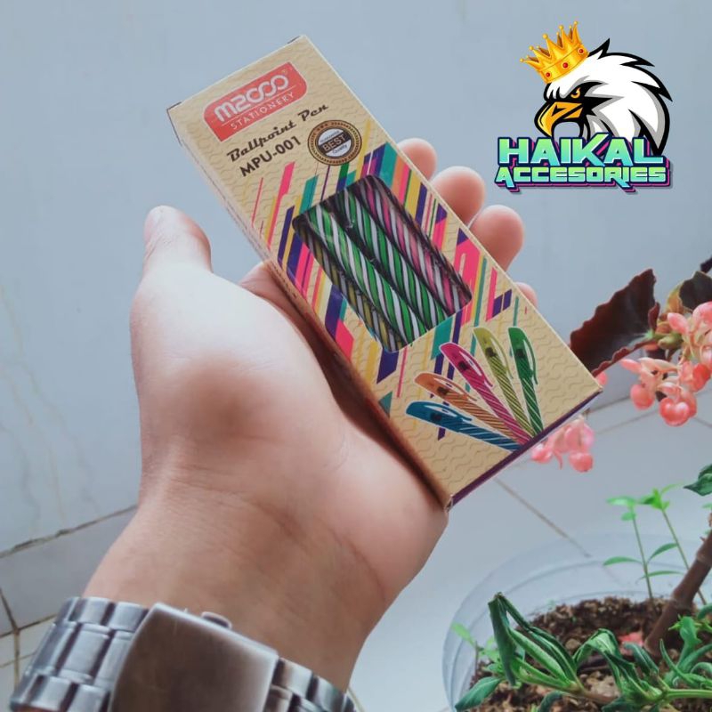 

Pulpen Lilin Ballpoint Pen M2000 MPU-001 Isi (12pcs)