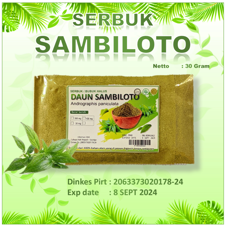 

Bubuk Sambiloto Simplisia Serbuk Sambiroto Andrographis paniculata Powder