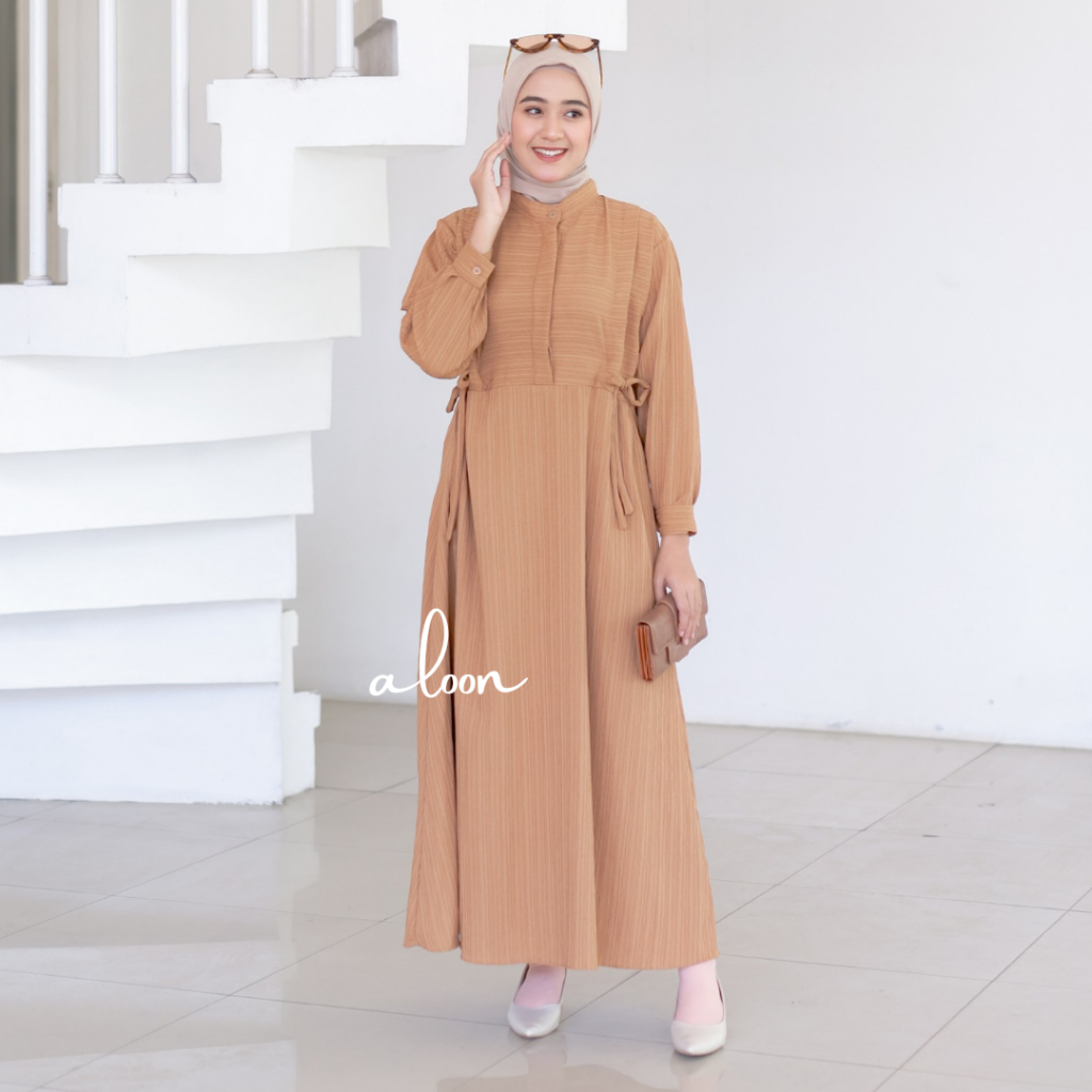 Kania Gamis Lady Crush Busui Friendly – Dress Remaja Wanita Terbaru-Choco