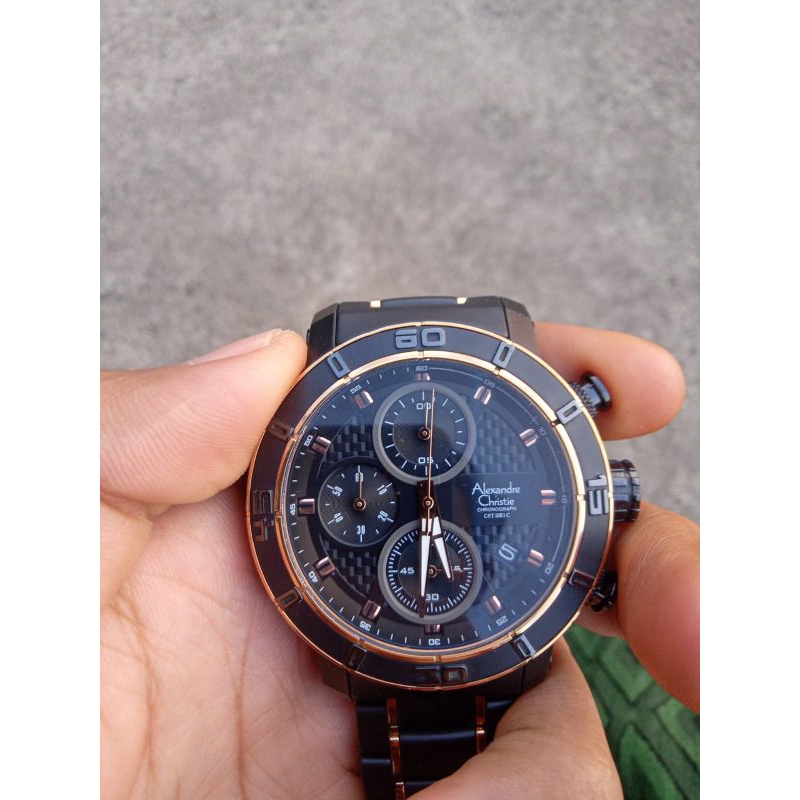 jam tangan AC 6292 MC KERAMIK BEKAS LIKE NEW