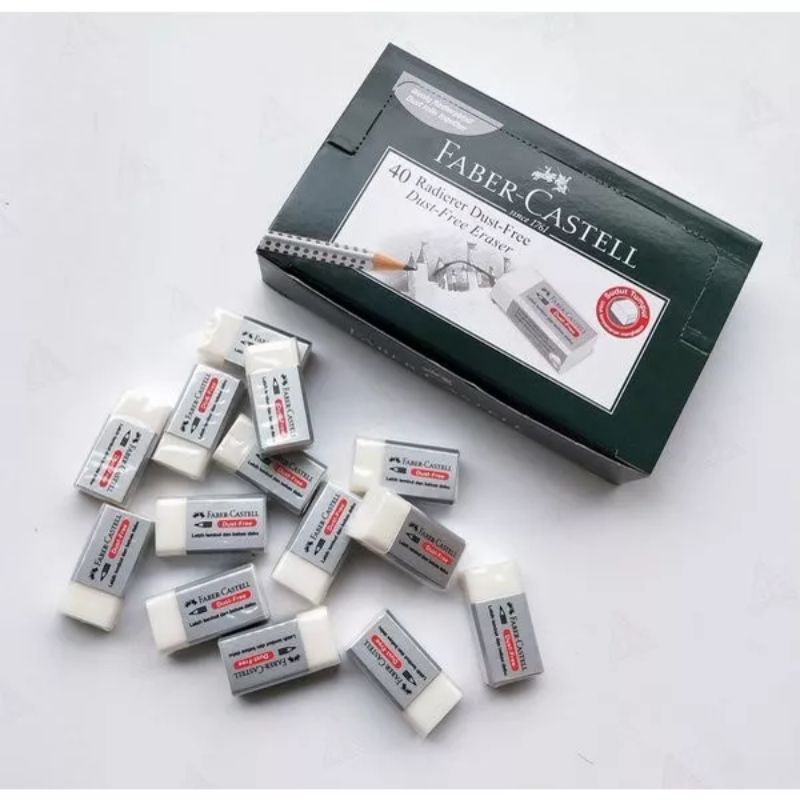 

Penghapus Faber-Castell Kecil Putih Dust Free Eraser /Pcs