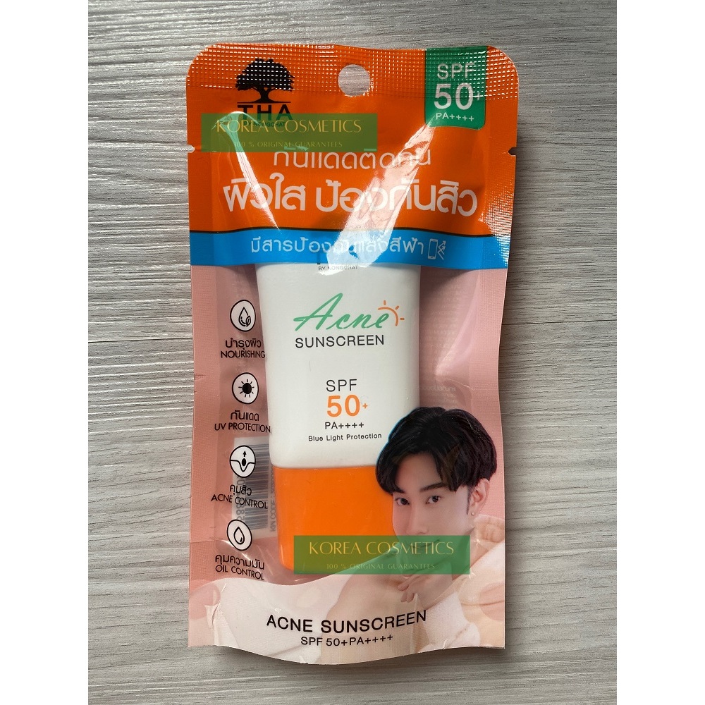 THA Acne Sunscreen SPF50+ - Sunscreen best seller - Sunscreen Original Thailand - Sunscreen Tha Acne