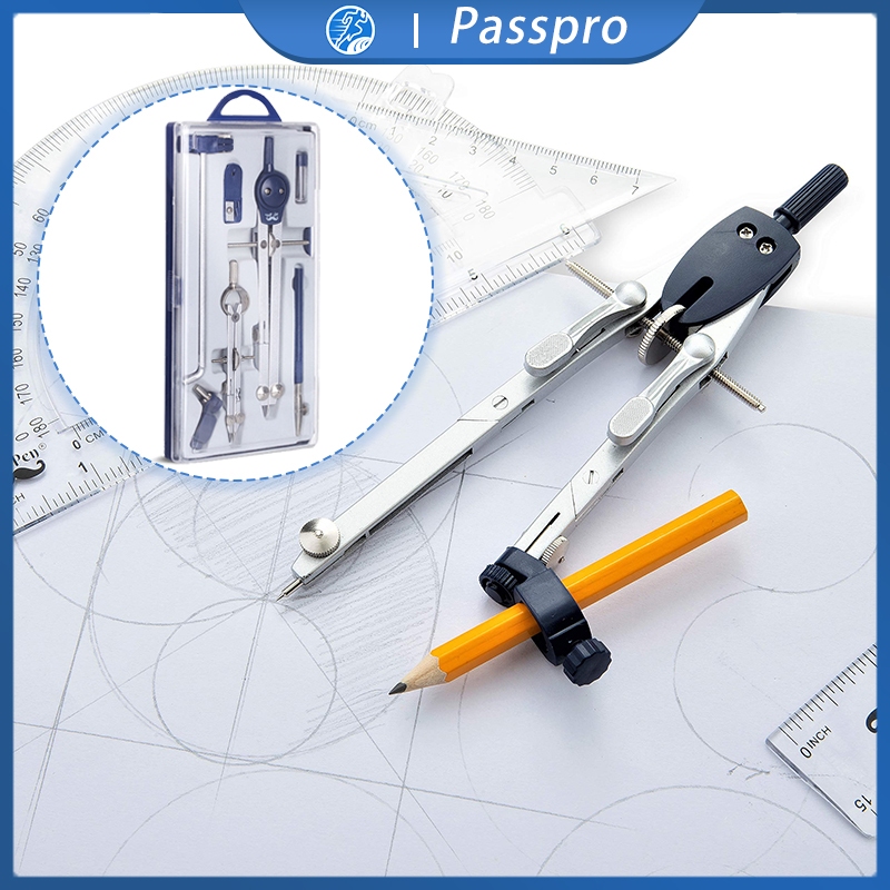 

Jangka Ziegel Set Bahan Logam Geometry Precision Tool