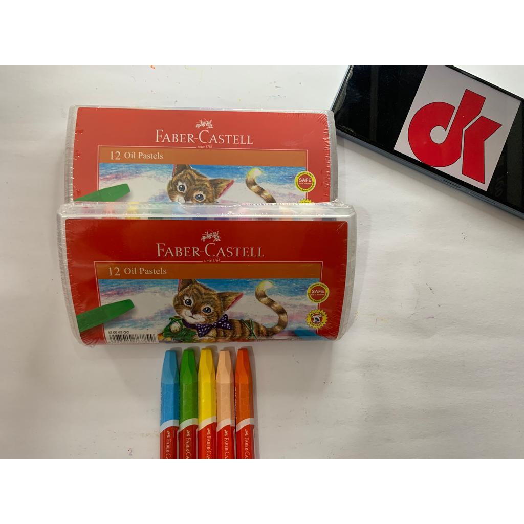 

FABER-CASTELL OIL PASTEL/CRAYON ISI 12 WARNA NON TOXIC |767899|