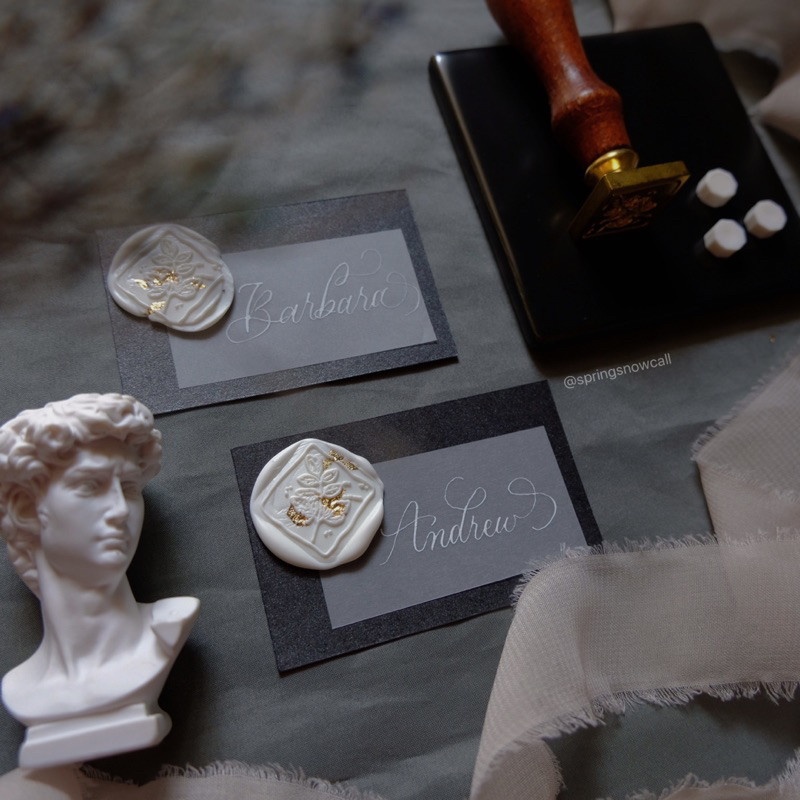 Placement Card / Custom Wedding Stationery / SATUAN