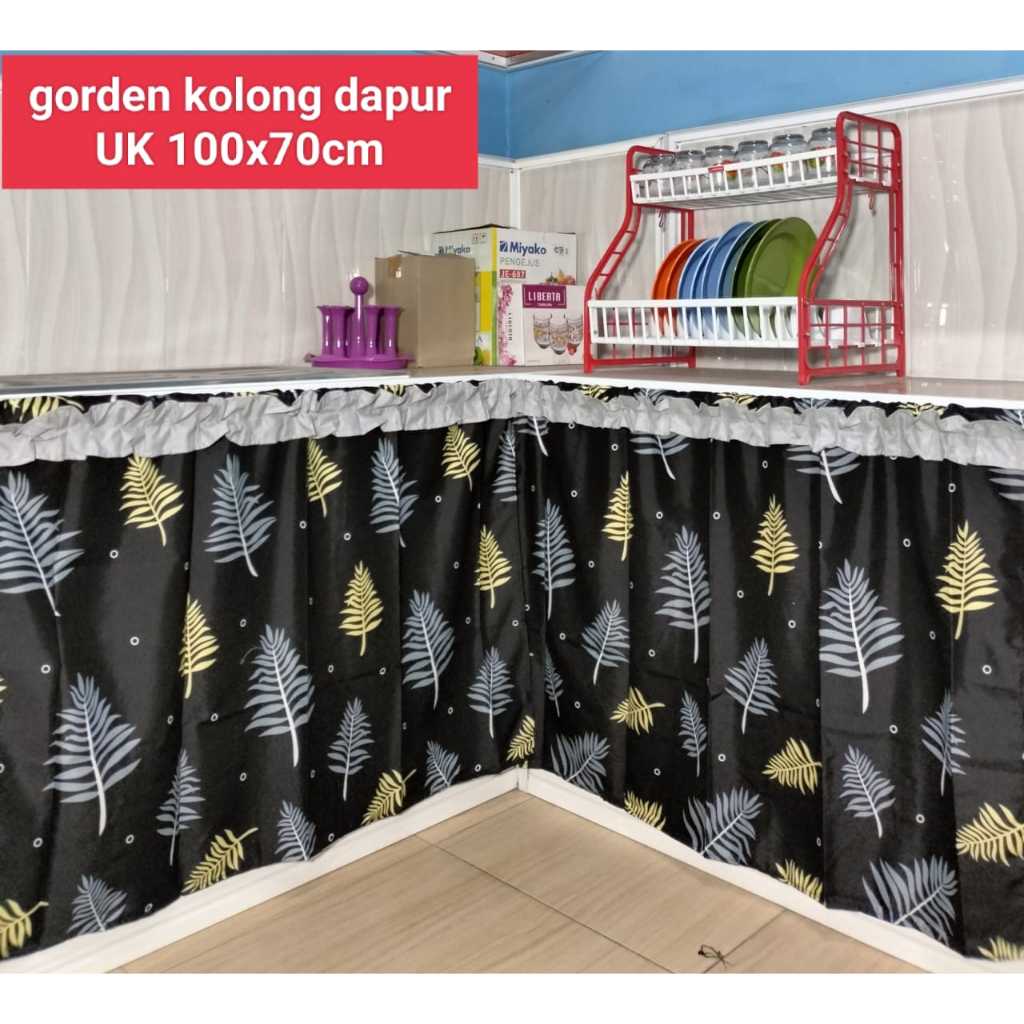 Kolong Dapur Gorden Motif Love Size 100x70