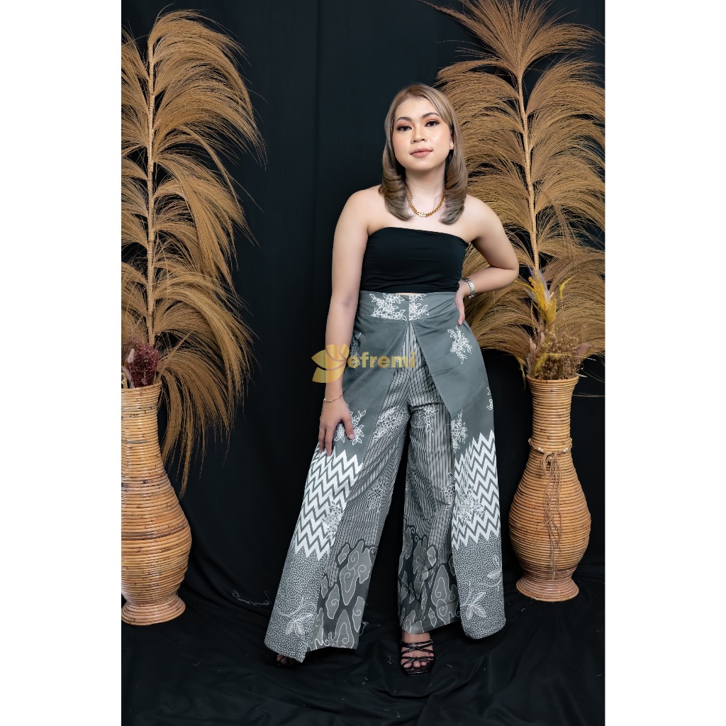 ESA155  KULOT KATUN KULOT LAYER / CELANA BATIK MODERN/KULOT BATIK TRENDY MODERN KEKINIAN