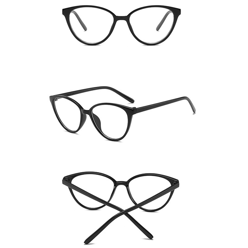 DOMMO - D6125 Kacamata Anti Radiasi F5538 / Kacamata Korea Wanita / Cat Eye Eyeglasses / Kacamata Wanita Gaya Retro / Kacamata Anti UV-5