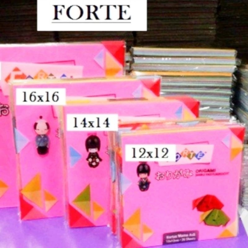 

10 bungkus origami 12x12 14x14 16x16 kertas lipat