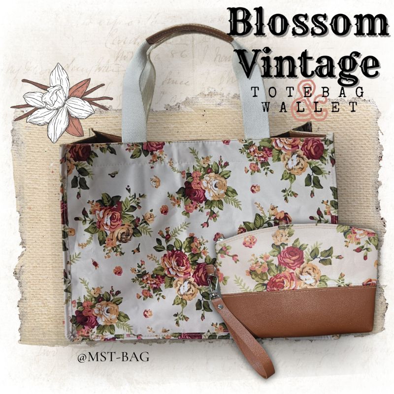 Blossom Vintage Totebag & Wallet