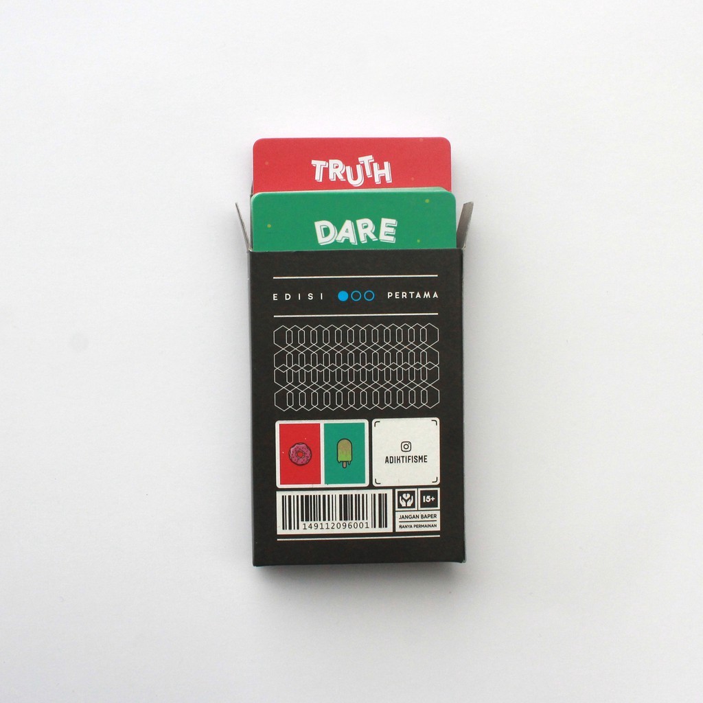 ✔️READY Kartu Permainan Truth or Dare Edisi  ADIKTIFISME / Kartu Permainan Truth Or Dare