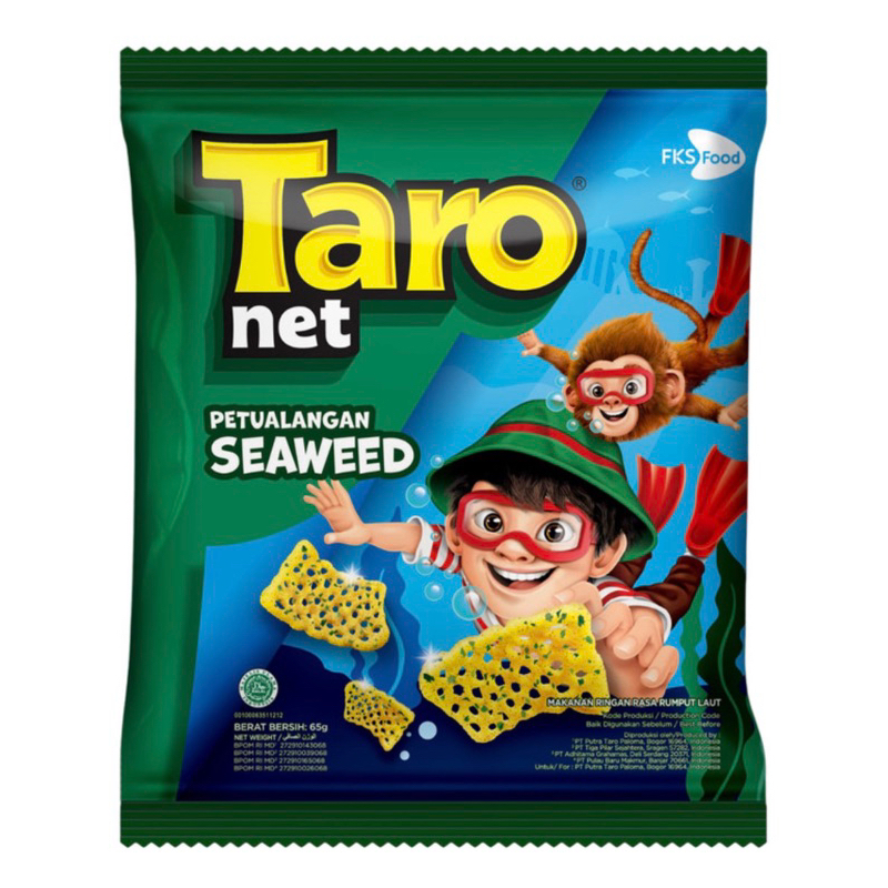 

Taro Net Snack Rasa Rumput Laut 62gram