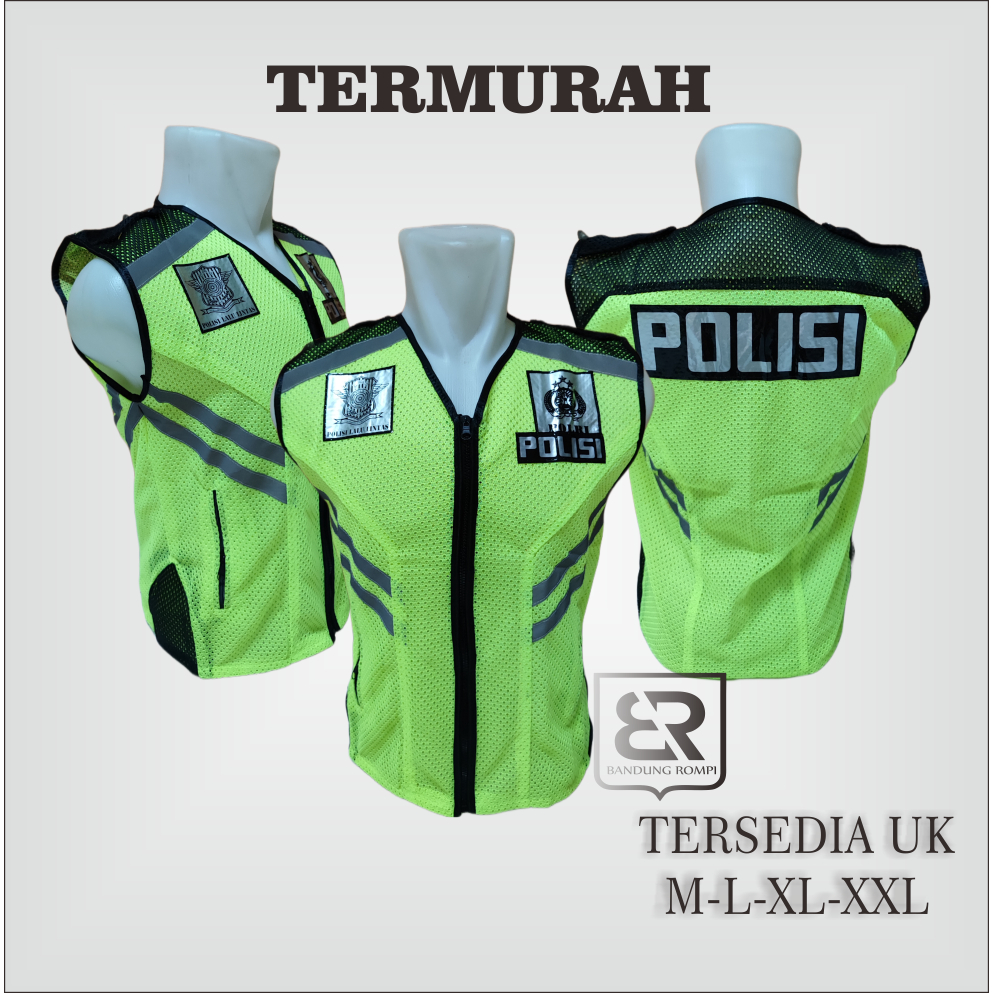 Bandung_Rompi Rompi Polisi Terbaru Bahan Jaring Premium | Rompi Polisi | Vest Polisi | Rompi Pria Terbaru