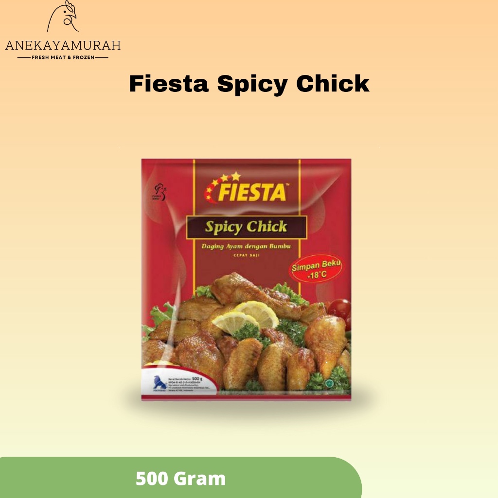 

Fiesta Spicy Chick / Daging Ayam dengan Bumbu 500gr