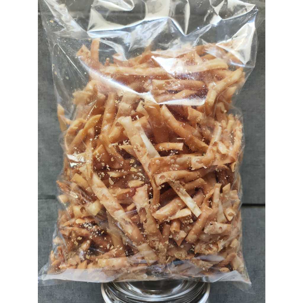 

Keripik pangsit/Stik pangsit 500gr rasa keripik pedas pangsit