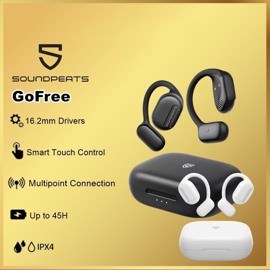 SoundPEATS GoFree Go Free TWS True Wireless Open Ear Comfort Sport