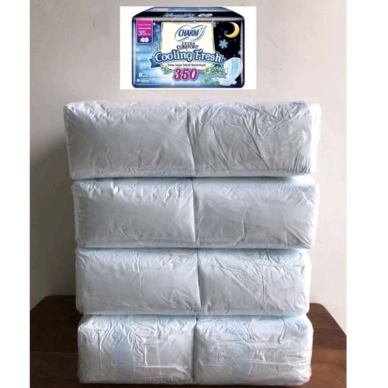 [Promo] Bisa COD | Pembalut Charm Cooling Fresh 35 cm & 23 cm isi 25 , 50, 100 Losspack Terbaru Terl