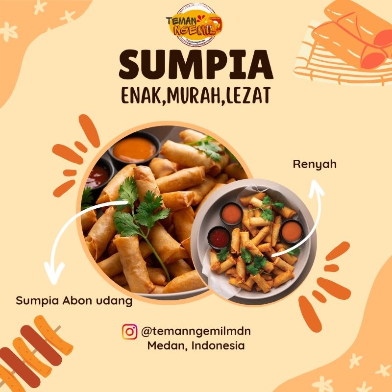 

SUMPIA ABON UDANG PREMIUM 150gram/Cemilan Medan Murah