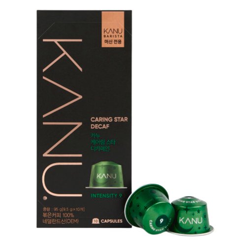 

Maxim Kanu Barista Caring Star Decaffeinated 9.5 Gr per Capsule Kopi Korea