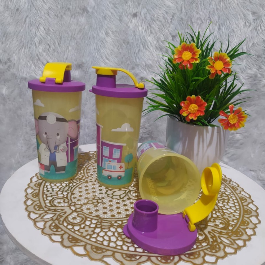 TUPPERWARE - FUN TUMBLER  ELEPHANT / Botol Minum Anak