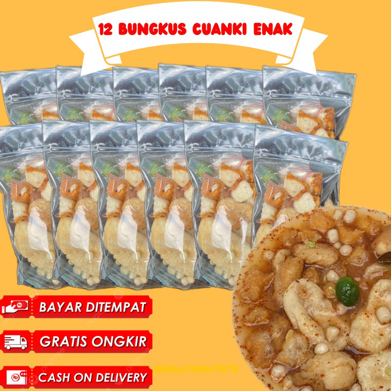 

Cuanki 12 Bungkus Tanpa Cilok