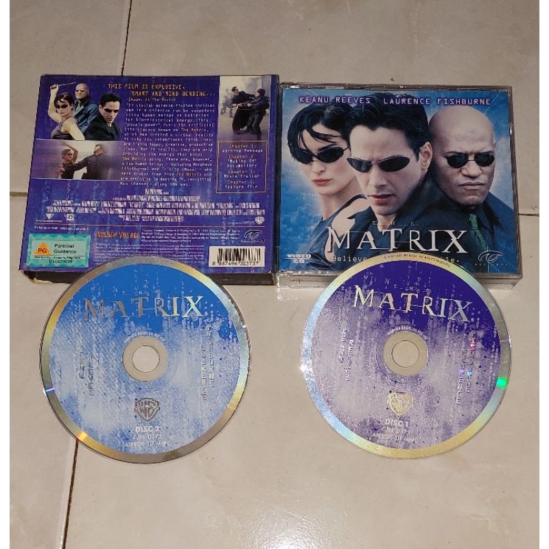 vcd barat original THE MATRIX ( versi Fatbox )
