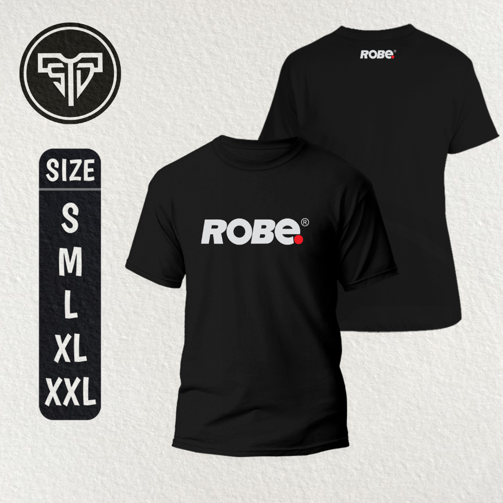 Kaos Robe Lighting | Kaos Lighting Crew | Baju Lighting Panggung | Depan Belakang