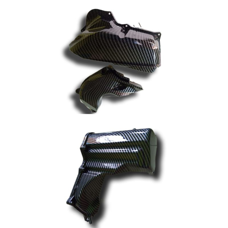 paket carbon tutup box filter keongan cvt mio m3 carbon wtp glossy