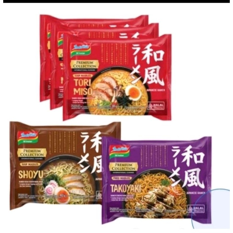 

indomi ramen Tori Miso / Takoyaki / Shoyu Ramen