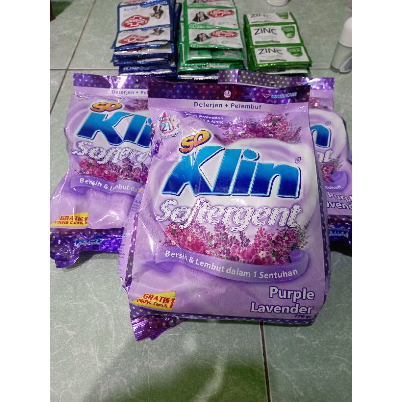 SOKLIN SOFTERGEN DETERGEN BUBUK 770GR TERMURAH
