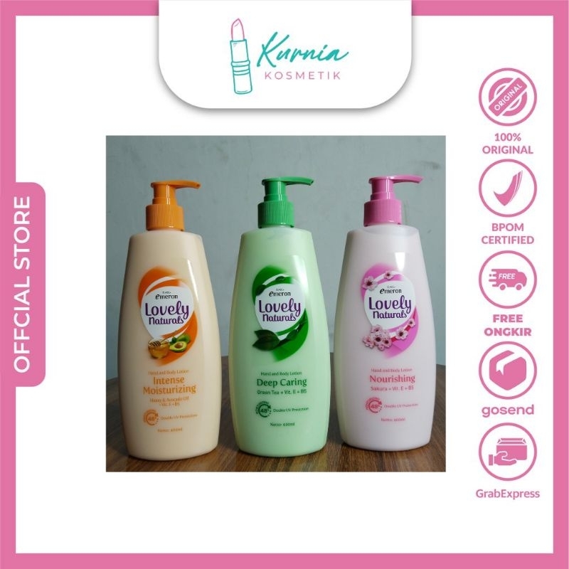 EMERON LOVELY NATURAL HANDBODY LOTION 400ml