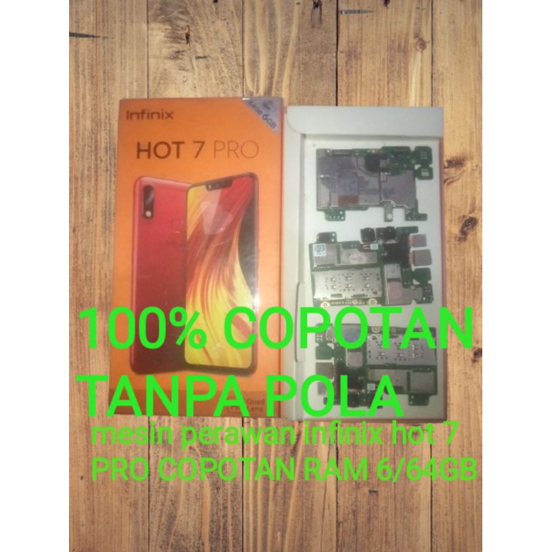 MESIN KAMERA FINGERPRINT infinix hot 7 PRO 6/64GB COPOTAN