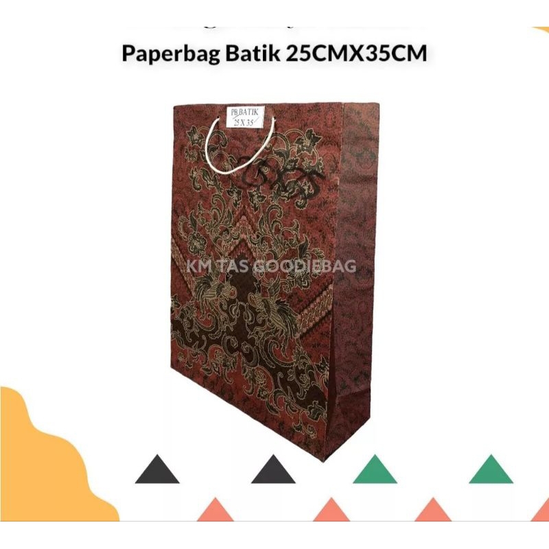 

PaperBag Batik Size XL 25X35Harga Satuan
