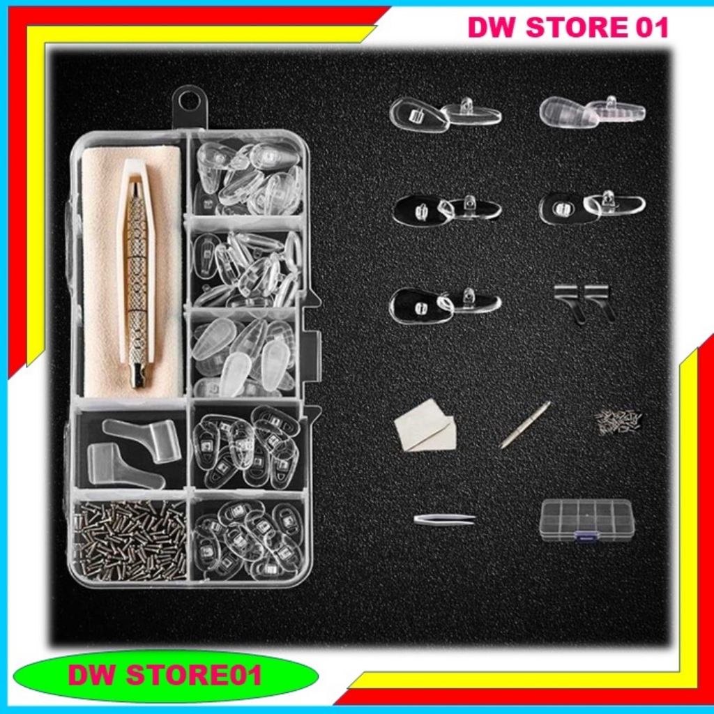 COLOUR MAX Baut Reparasi Kacamata Nose Pad Sunglasses Repair Screw - CM-35 Set baut reparasi kacamat