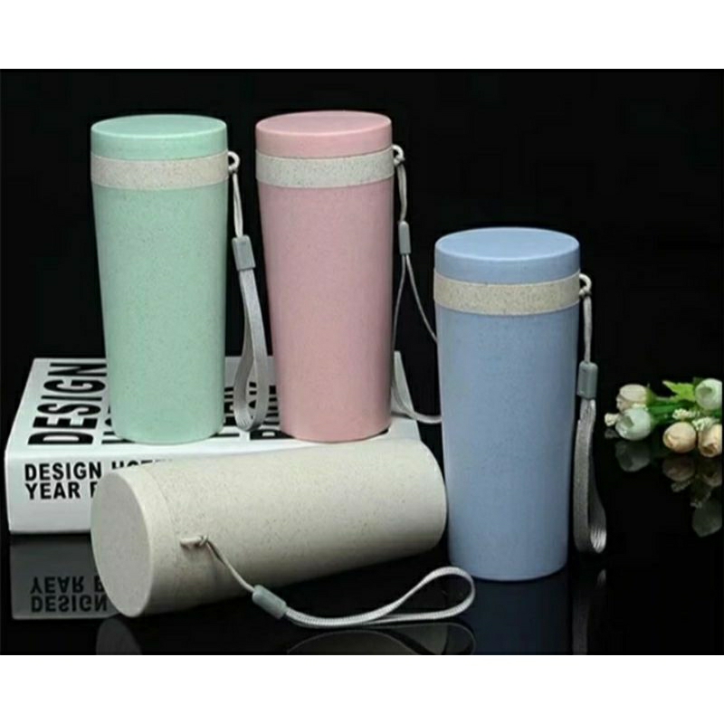 TUMBLER GELAS TERMOS WHEAT STRAW GELAS TRMOS JERAMI GANDUM