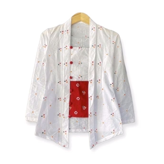 Kebaya Kutubaru Jumputan Ori Premium Kebaya Kondangan Kebaya Wisuda Hijab Batik Modern