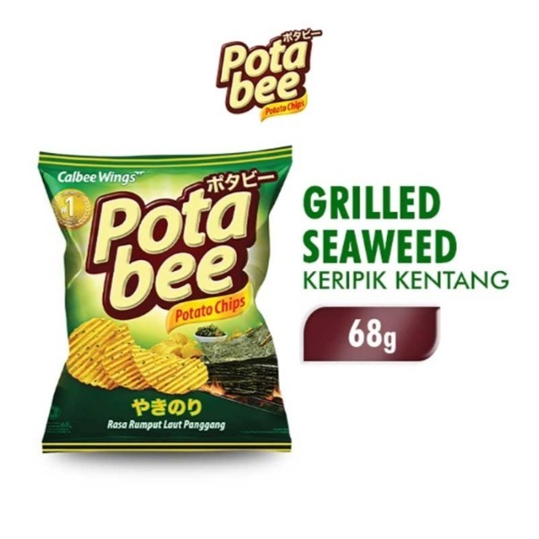 

POTABEE Potato Chips Grilled Seaweed 68 gr