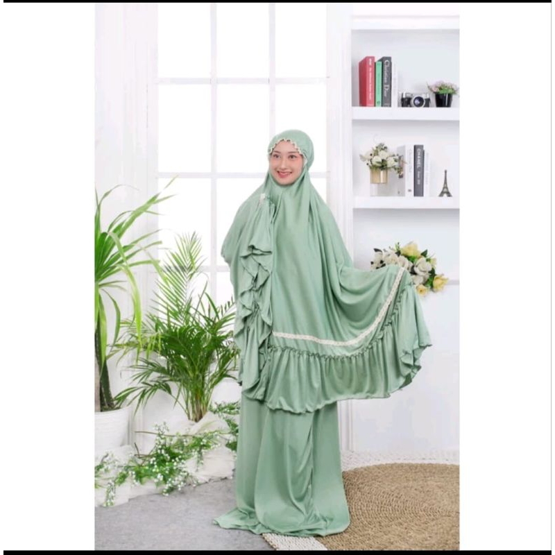 mukenah by yayuk collection renda jumbo