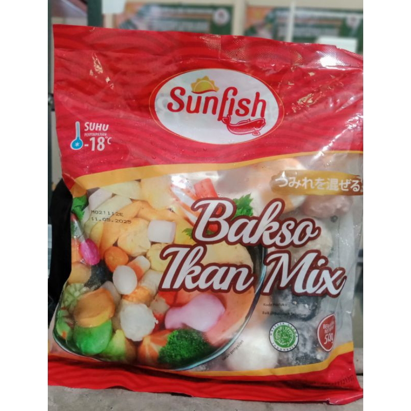 

Sunfish Bakso Ikan Mix 500g