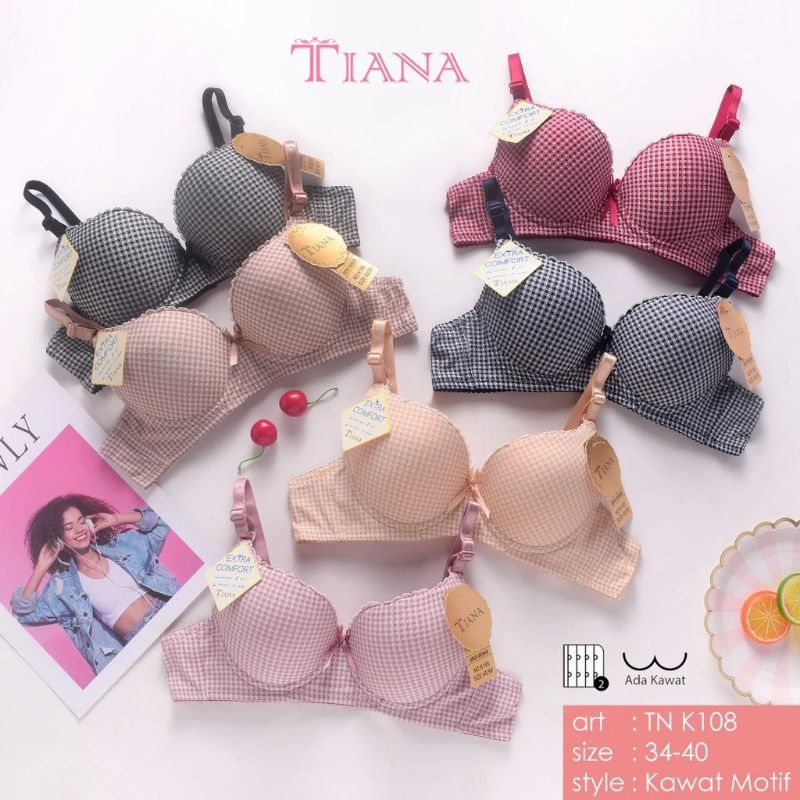RB TIANA BRA K108 BRA PUSH UP BRA KAWAT BRA FASHION CUP A