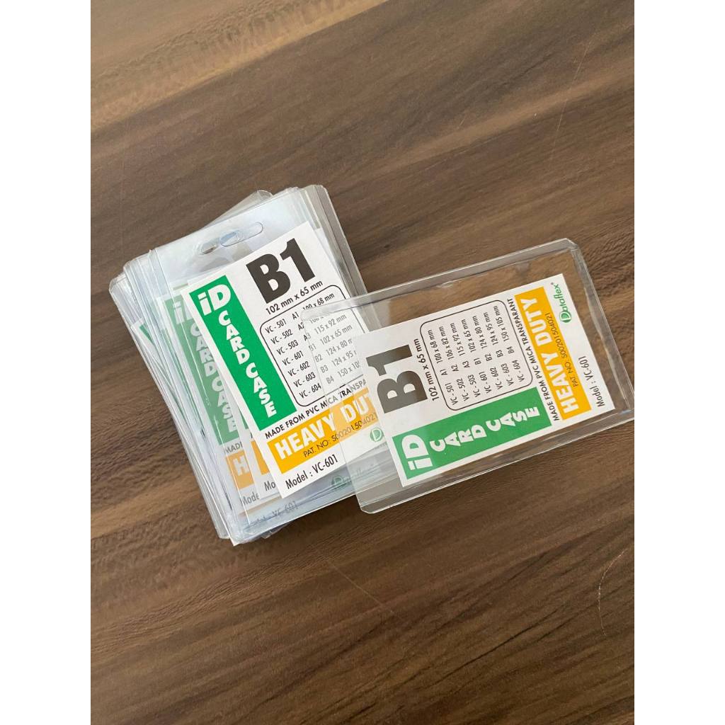 

NAME TAG I PLASTIK ID I MIKA ID CARD B1 1 PAK ISI 20 LEMBAR