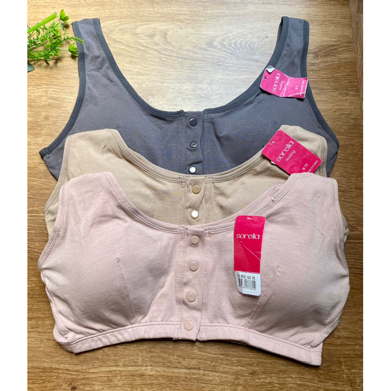 SORELLA NURSING BRA SIZE 34B 34D 36D 34C 36B D75 D80 BRA MENYUSUI