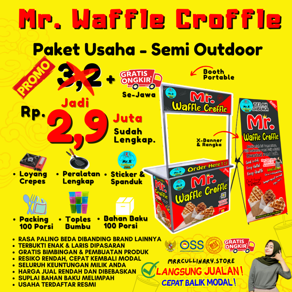 

PAKET USAHA MR. CROFFLE || KEMITRAAN USAHA