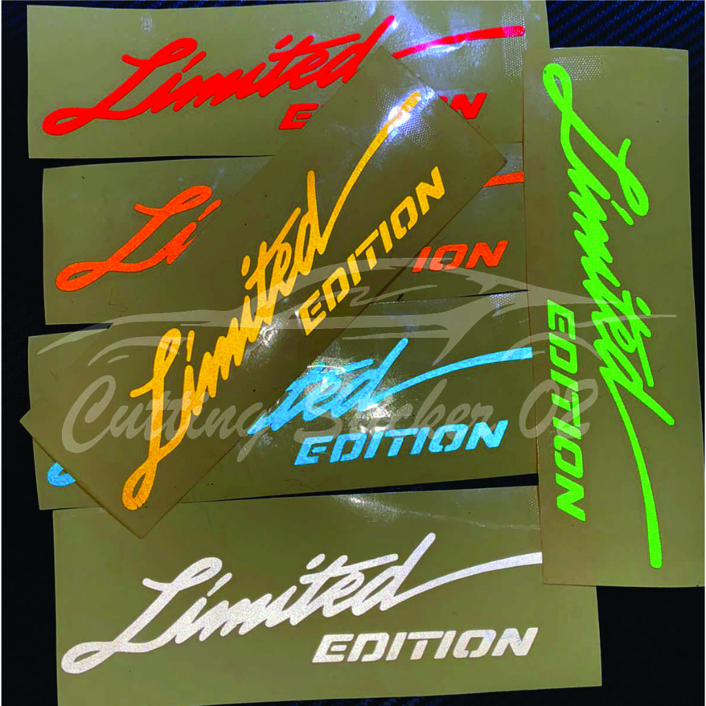 sticker racing limited edition cutting sticker limited edition terlaris
