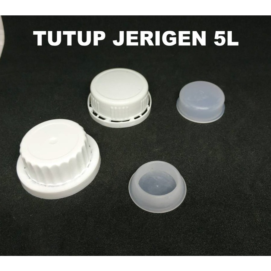 TUTUP + SUMPEL JERIGEN 5 LITER SEGEL