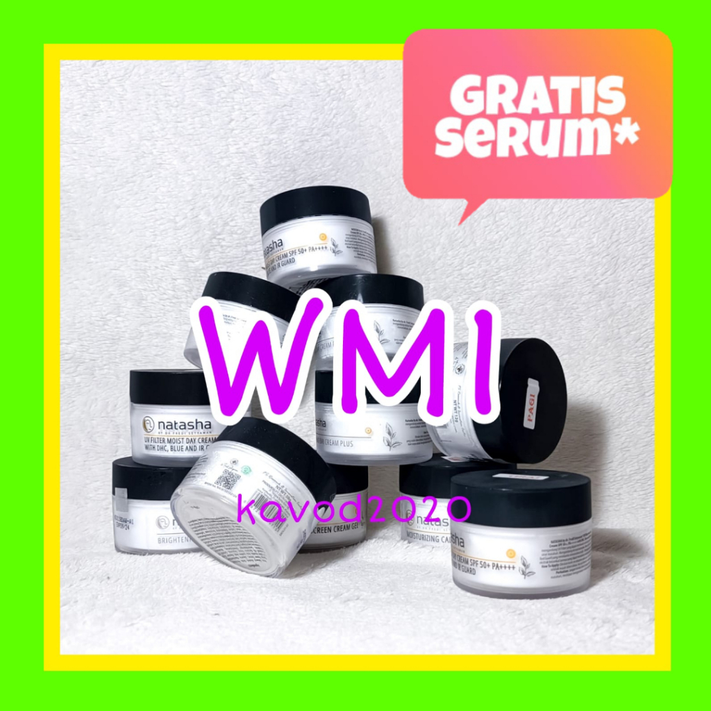 Krim malam WM1 Natasha Skincare Whitening Night Cream 10 gram by dr Fredi Setyawan Skin Care Origina