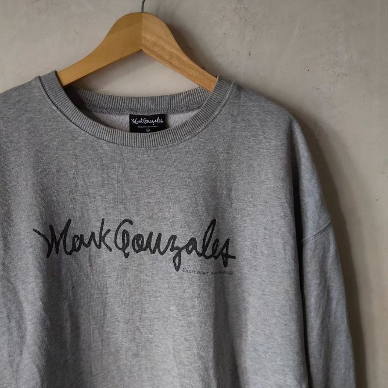 Crewneck MARK GONZALES Size Tertera M Original Second