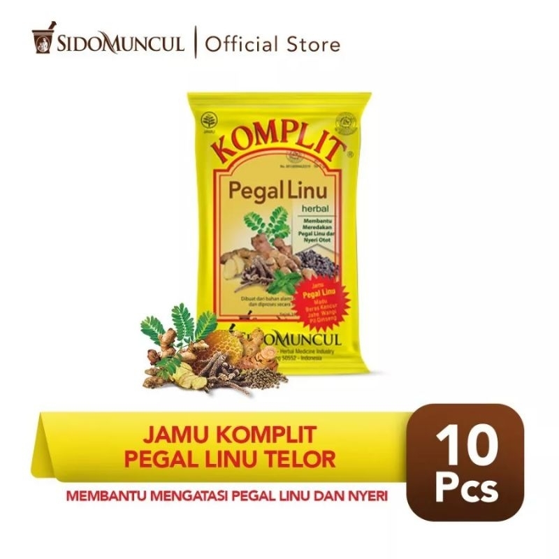 

SIDOMUNCUL JAMU KOMPLIT PEGAL LINU 10PC