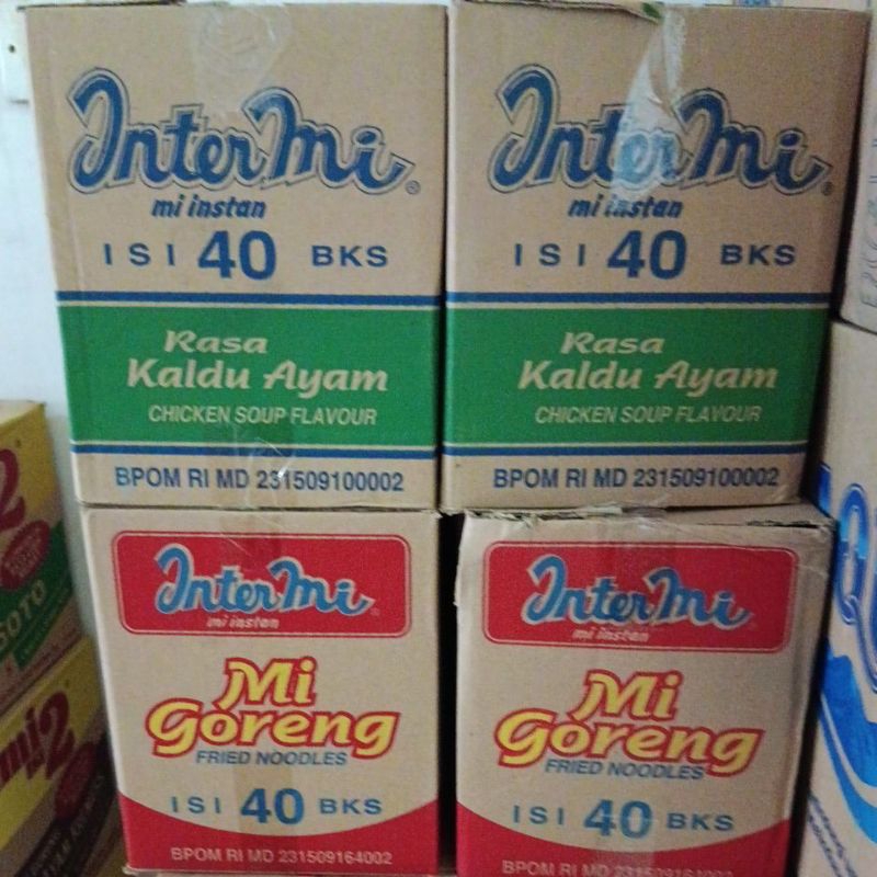 

Mie instan intermie goreng / kuah isi 40pcs