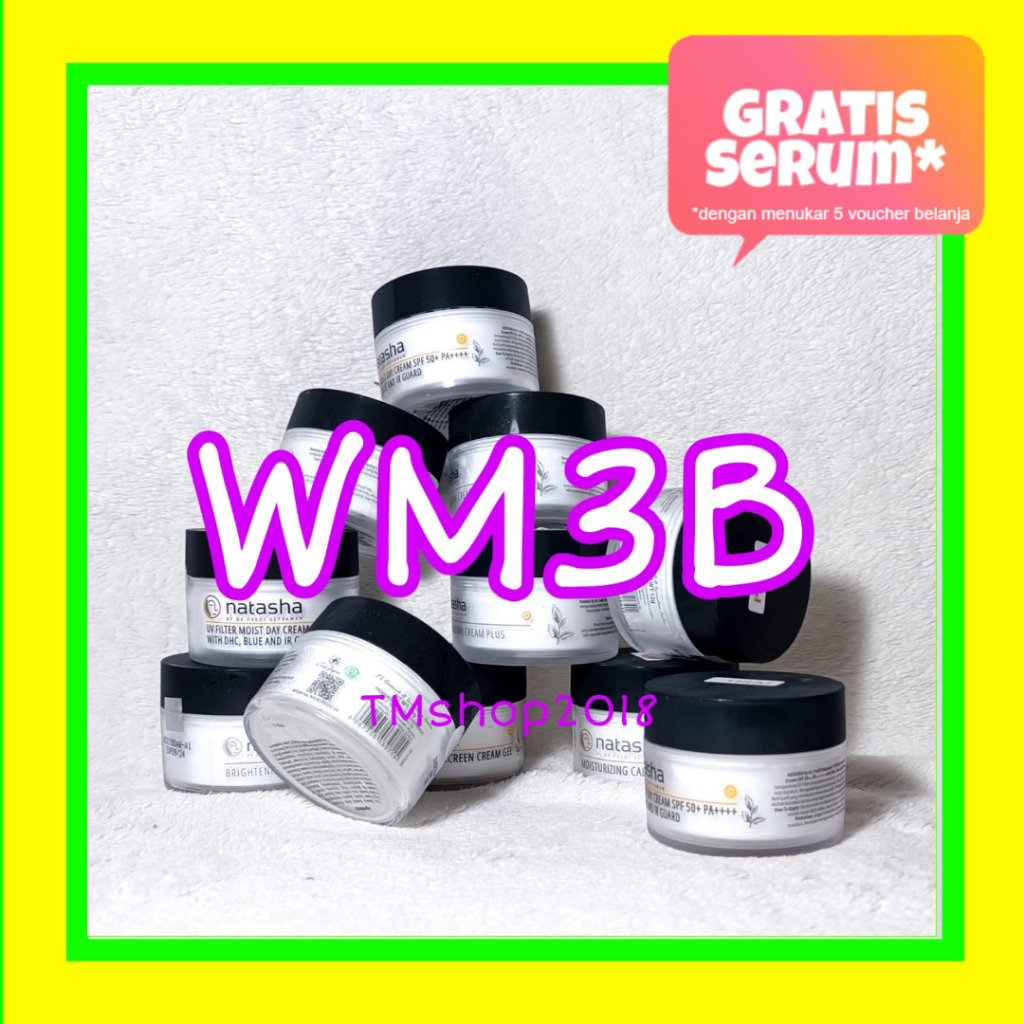 Krim Malam Natasha WM3B Whitening Night Cream 10 gram dr Fredi Setyawan Original Skincare Asli Ori K
